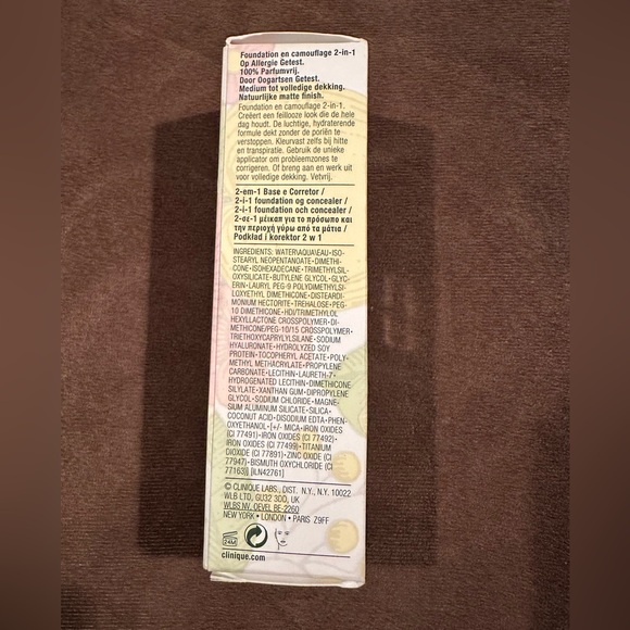 😊🌸 NIB Clinique Beyond Perfecting Foundation + Concealer CN 0.5 Shell (VF) - Picture 4 of 6